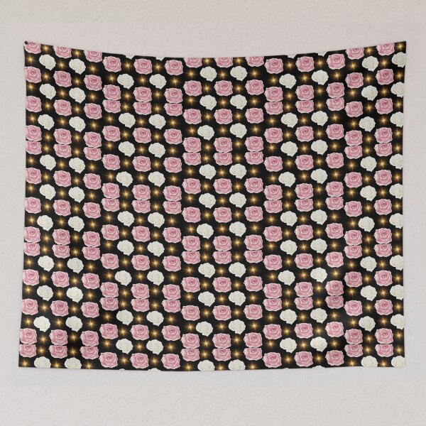 Item preview, Summer pattern- black and pink floral  designed and sold by Nathanfulks551.