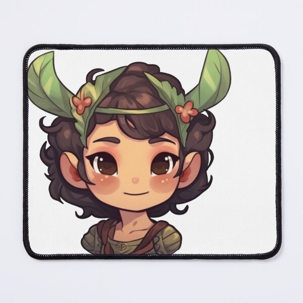 Item preview, dnd elf druid sticker designed and sold by TellezStickers.