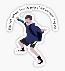Power of God and Anime Sticker