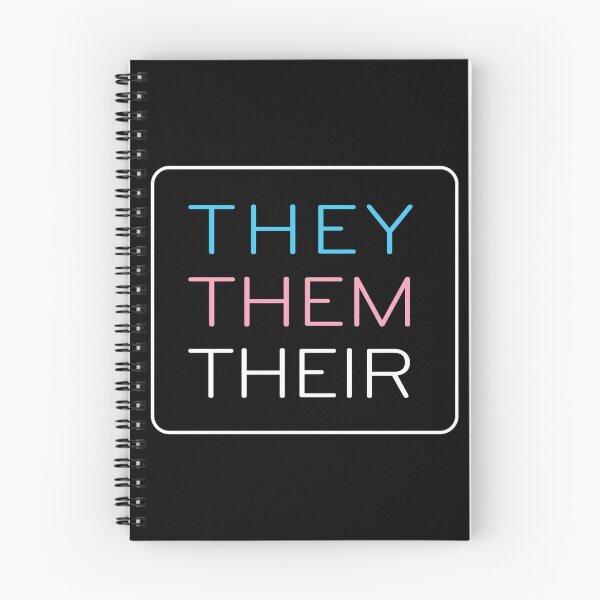Item preview, They Them Their Trans Pronouns. Transgender Pride designed and sold by Subtle Pride Shop.