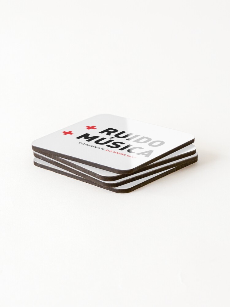 Thumbnail 4 of 5, Coasters (Set of 4), MAS RUIDO MAS MUSICA ALEJANDRO SANZ designed and sold by campuzano.