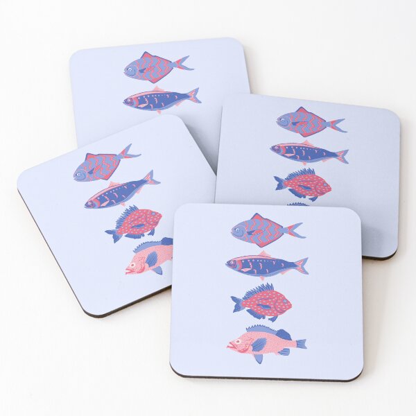 Item preview, Nautical Summer Fish Illustration designed and sold by Botanical Cat.