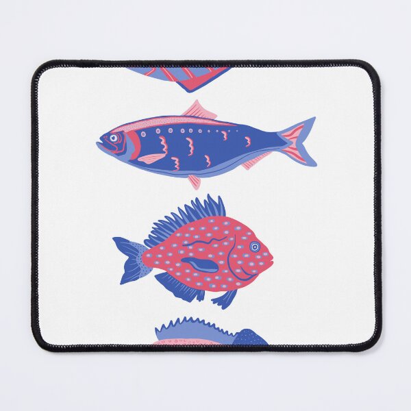Item preview, Nautical Summer Fish Illustration designed and sold by Botanical Cat.