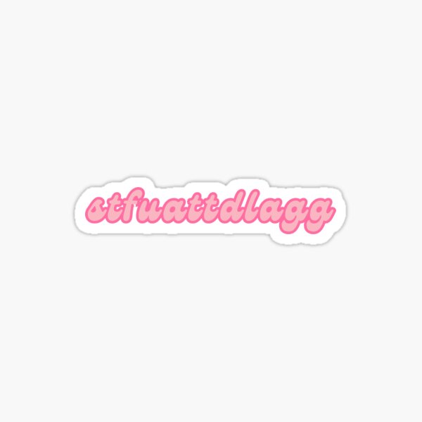 Item preview, stfuattdlagg Pink designed and sold by El's Library Card.