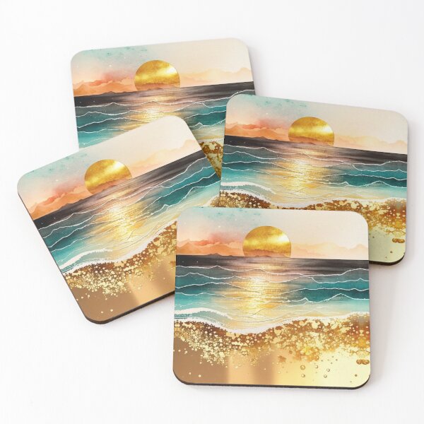 Item preview, Sunset on the beach designed and sold by MiowandMolly.