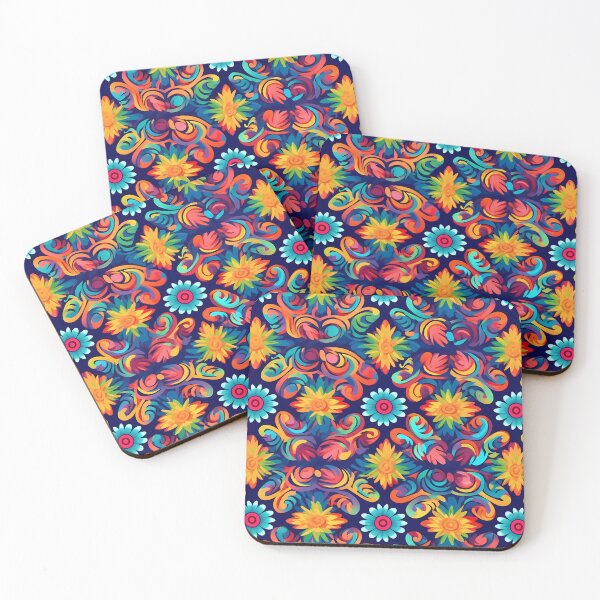 Item preview, Vibrant Folklore-Inspired Pattern Prints - Bold & Colorful Designs designed and sold by GiveMeMood.