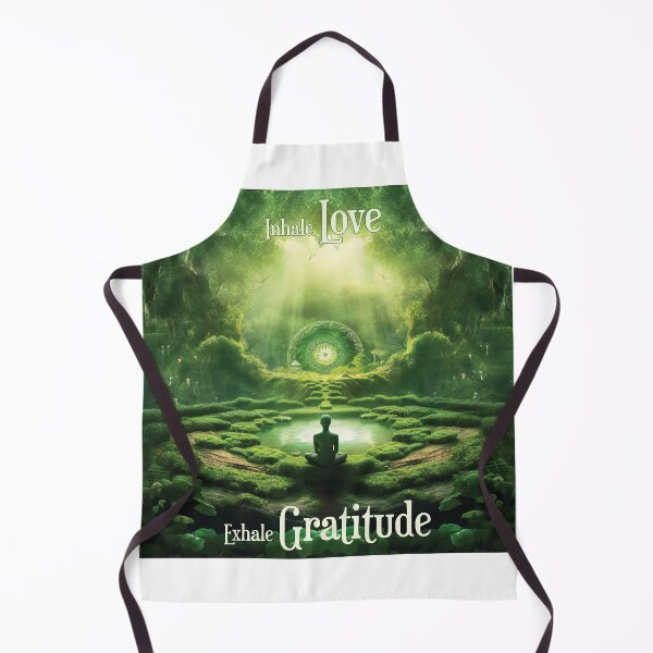 Aperçu de l'œuvre Inhale Love Exhale Gratitude Meditation Concept créée et vendue par AdrianGrosu.