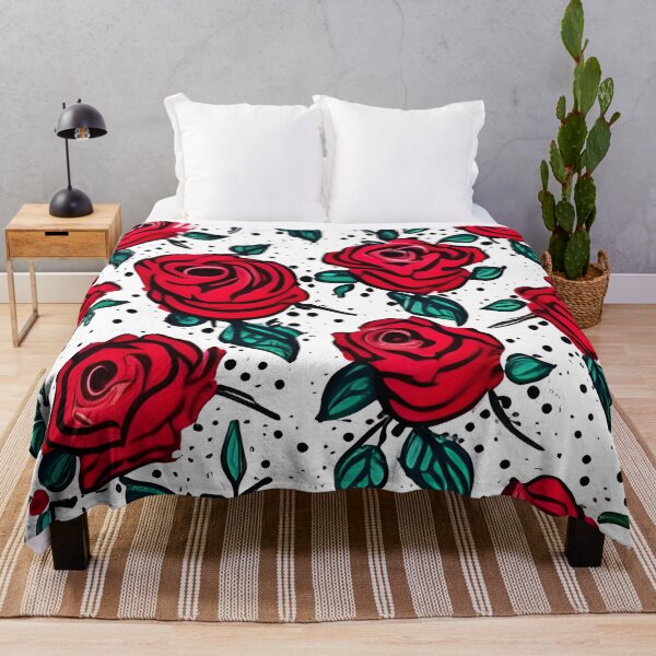 Item preview, Vintage Pop Art Pattern Roses Flowers Art Design designed and sold by PC-artist.