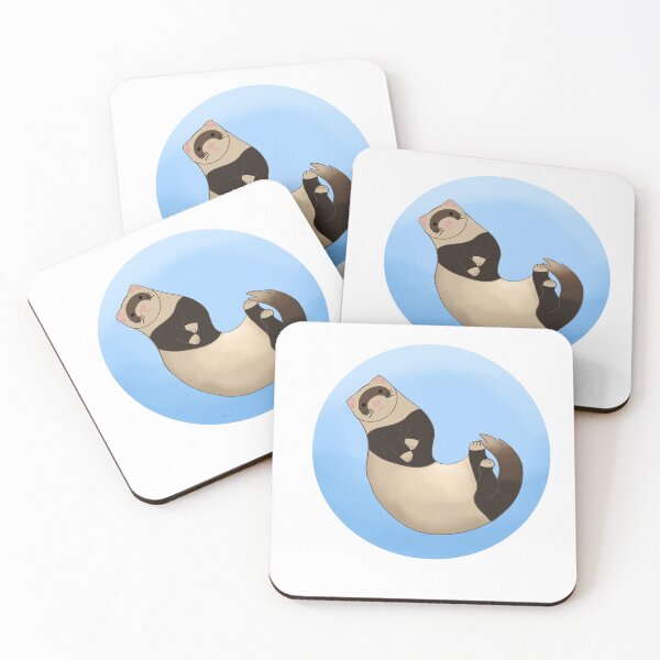 Item preview, happy ferret designed and sold by sofi-duarte.