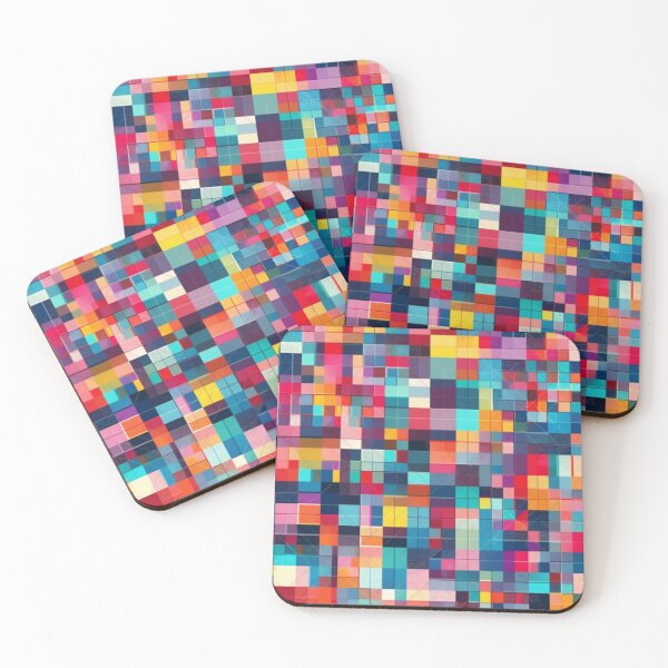 Item preview, colourful geometric rectangle pattern designed and sold by cipoprimo.