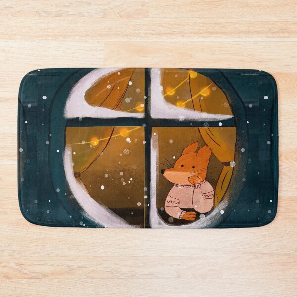 Item preview, Whimsical Fox winter Illustration designed and sold by Preety Padhiyar.