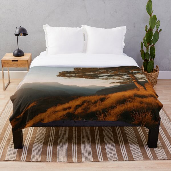Item preview, Vintage Mountain Range with Sunset Landscape designed and sold by JacobVisuals.