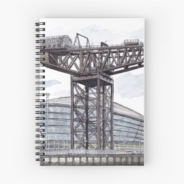 Item preview, Finnieston Crane Glasgow Watercolour designed and sold by Tom Napper Design.
