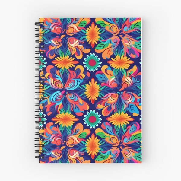 Item preview, Vibrant Mexican Muralism Inspired Floral Pattern designed and sold by GiveMeMood.