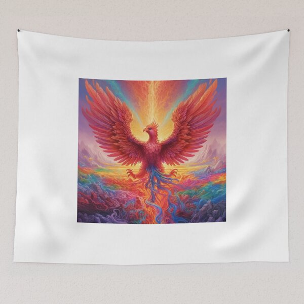 Item preview, "Resilient Wings: The Triumph of Gay Pride's Phoenix" designed and sold by elspra.