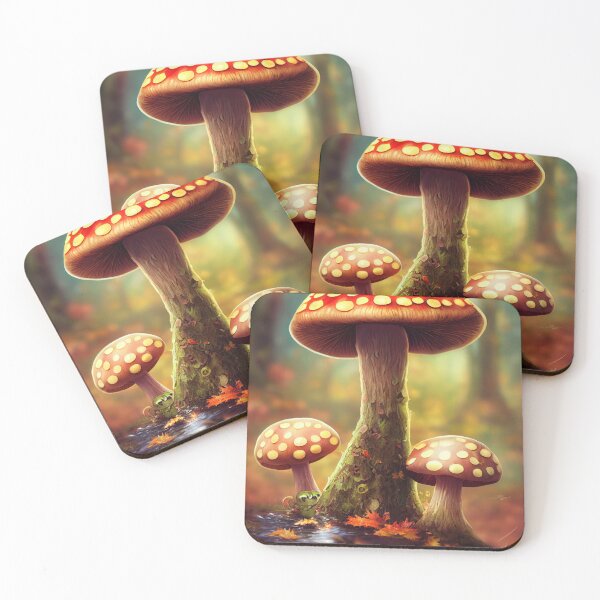 Item preview, Enchanting Mushroom World: Mysterious Nature's Charm designed and sold by Piotrek0001.