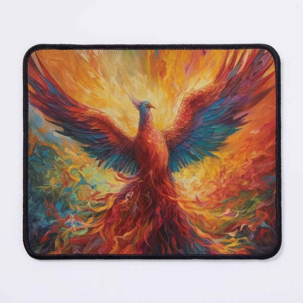 Item preview, "Radiant Rebirth: The Empowering Rise of Pride's Phoenix" designed and sold by elspra.