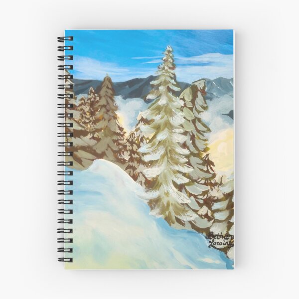 Item preview, Fir Trees Acrylic Painting   designed and sold by BethanyLoraine.