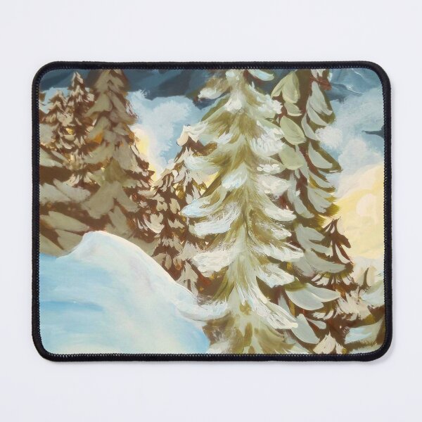 Item preview, Fir Trees Acrylic Painting   designed and sold by BethanyLoraine.