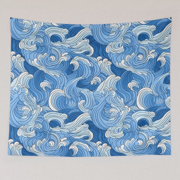 Item preview, Waves on the Sea designed and sold by victorsuarez.