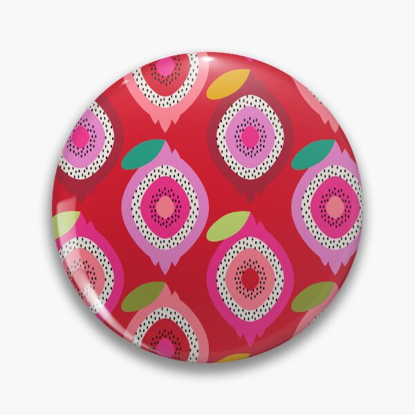 Item preview, Geometric Dragon Fruit Pattern designed and sold by Design Minds Boutique.
