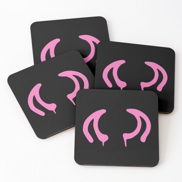 Item preview, lowlife devil horns (pink) designed and sold by sarascoprox.