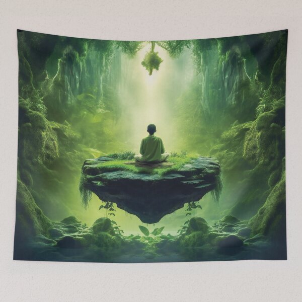 Item preview, Yoga And Meditation In Nature Concept designed and sold by AdrianGrosu.