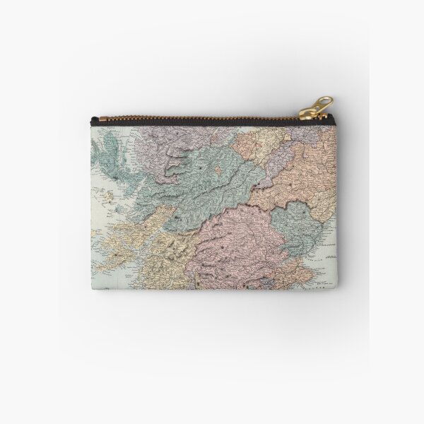Item preview, Vintage Scotland Map (1887) designed and sold by BravuraMedia.