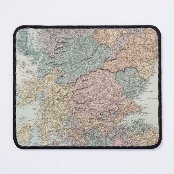 Item preview, Vintage Scotland Map (1887) designed and sold by BravuraMedia.