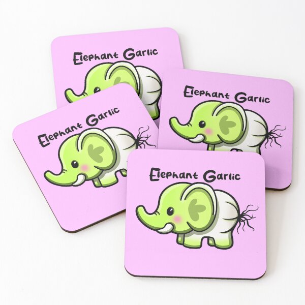 Item preview, Elephant Garlic Funny Pun designed and sold by Laura-D-Art.