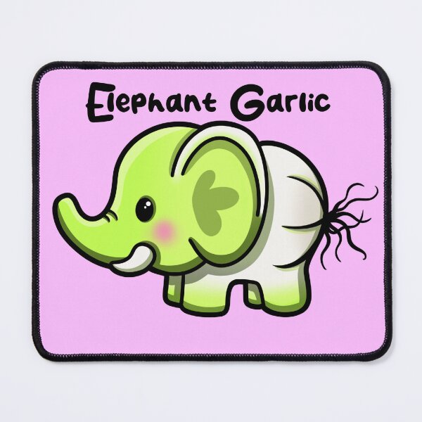 Item preview, Elephant Garlic Funny Pun designed and sold by Laura-D-Art.