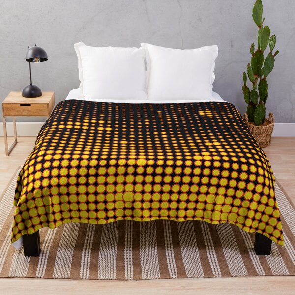 Artikelvorschau, Black and yellow Dots Art entworfen und verkauft von Donutlovers.