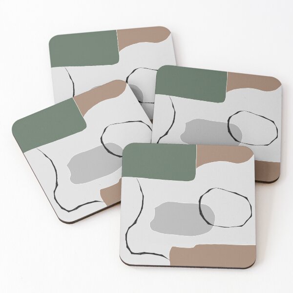 Item preview, Modern abstract shapes minimal design designed and sold by Crep Customs.