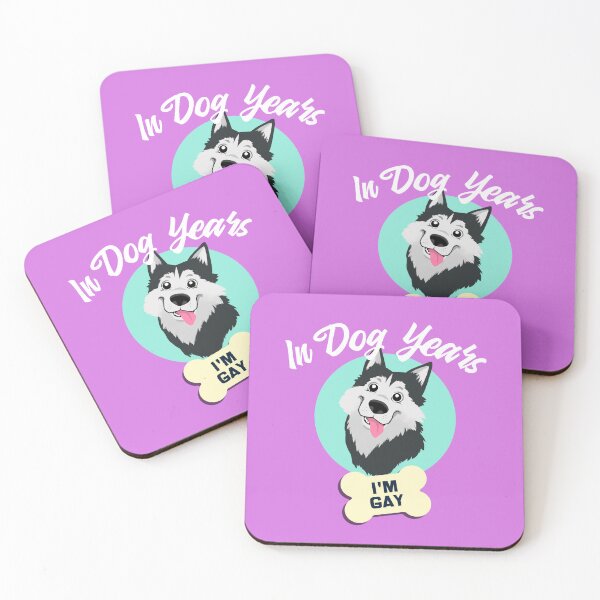 Item preview, In Dog Years, I'm Gay Funny designed and sold by Harmonick-Tees.