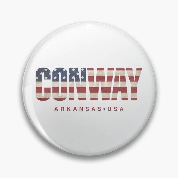 Item preview, Conway Arkansas Vintage American Flag Design designed and sold by Futurebeachbum.