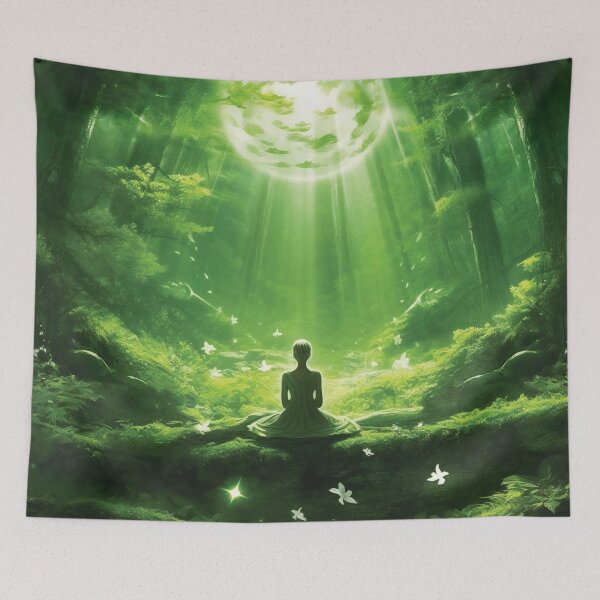 Item preview, Yoga And Meditation In Nature Concept designed and sold by AdrianGrosu.