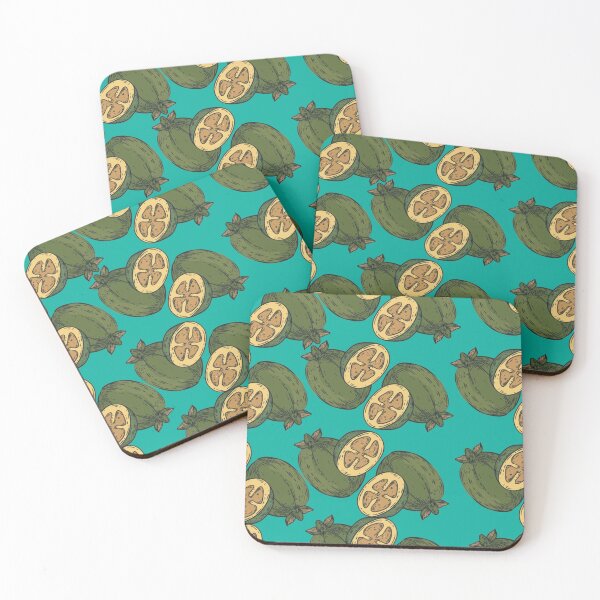Item preview, Tropical Aesthetics - Feijoa Fruit Pattern designed and sold by ysa-pattern.