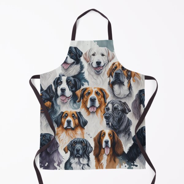 Item preview, dogs watercolor designed and sold by shokA Design.