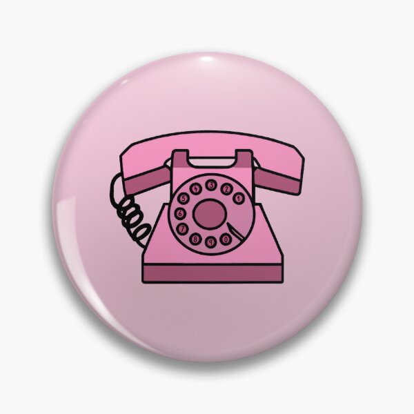 Item preview, Pink vintage rotary dial telephone designed and sold by wonderxwander.