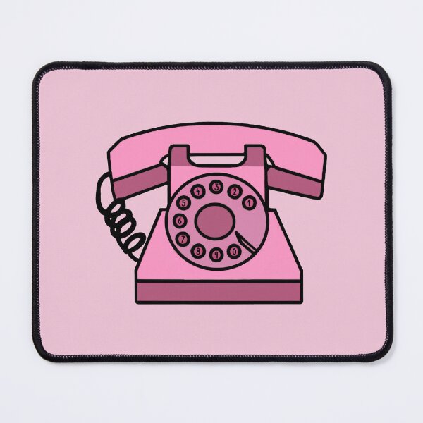 Item preview, Pink vintage rotary dial telephone designed and sold by wonderxwander.
