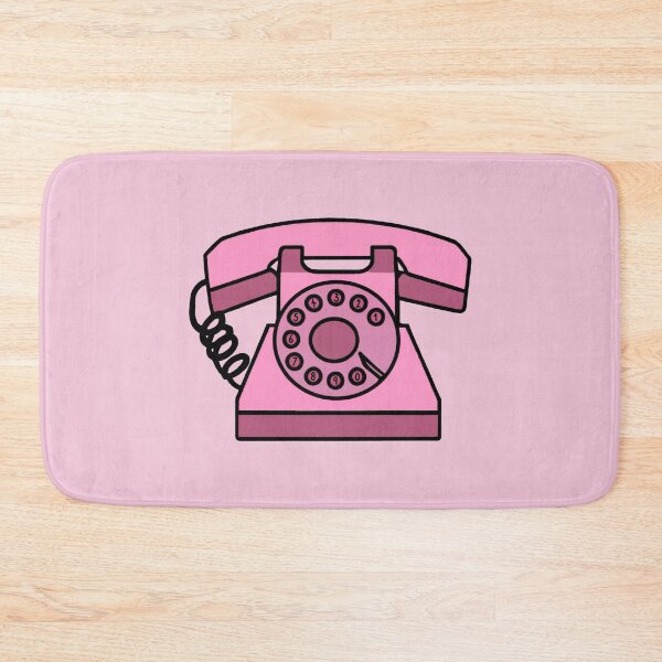 Item preview, Pink vintage rotary dial telephone designed and sold by wonderxwander.
