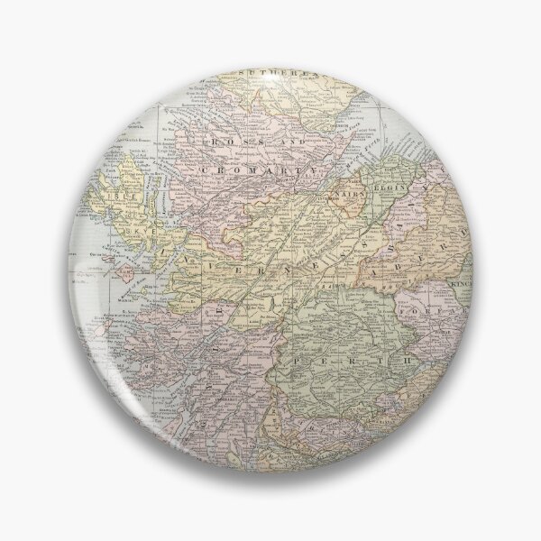 Item preview, Vintage Scotland Map (1901) designed and sold by BravuraMedia.
