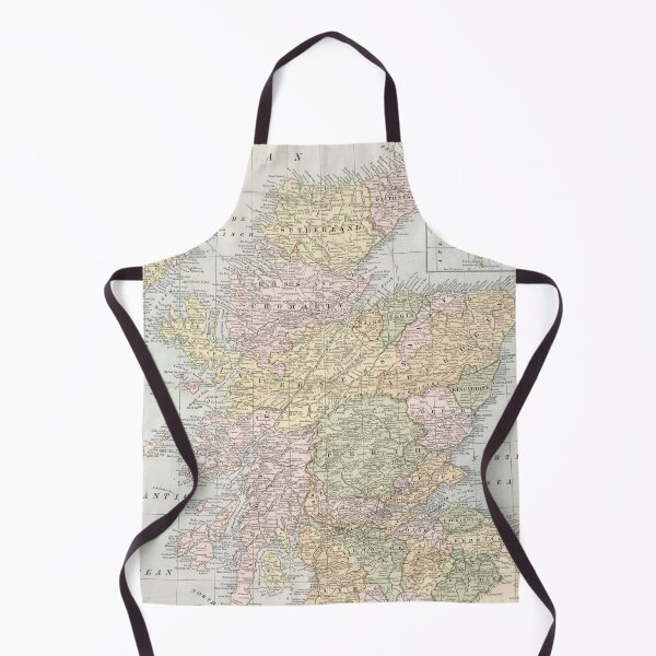 Item preview, Vintage Scotland Map (1901) designed and sold by BravuraMedia.