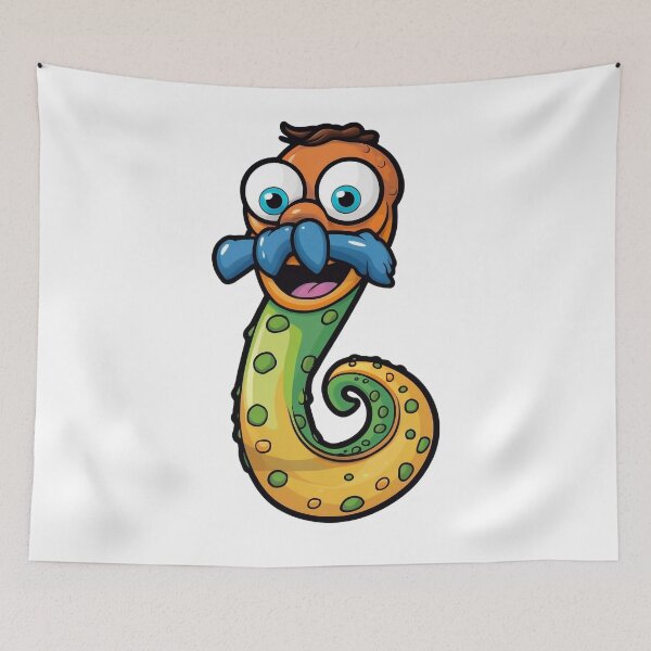 Item preview, You're Just a Trippy Worm with a Mustache Brother Man designed and sold by NapNapSleeper.
