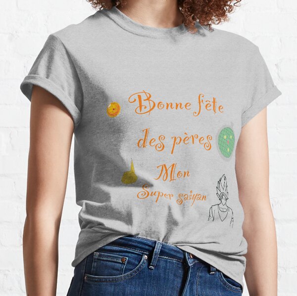 T shirt fete des best sale peres dragon ball z