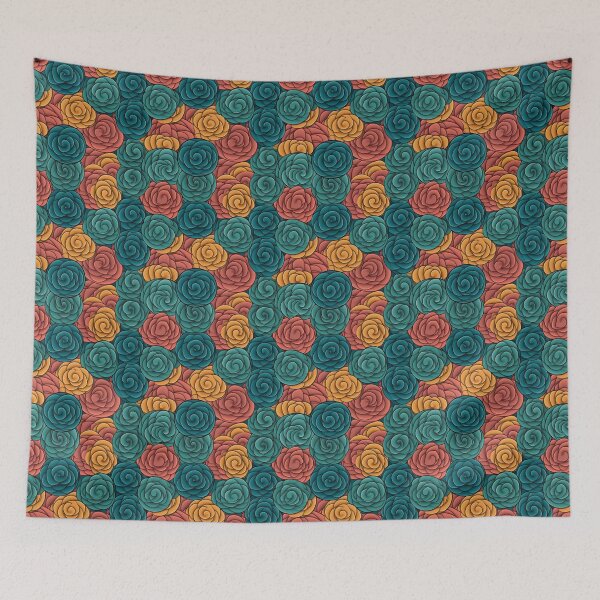 Item preview, Summer Rosette Bloom - Bold Floral Tee designed and sold by dj098.