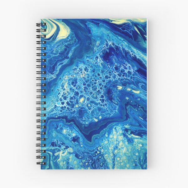 Item preview, Azurite- Abstract Acrylic Pour Painting designed and sold by dnacademic.