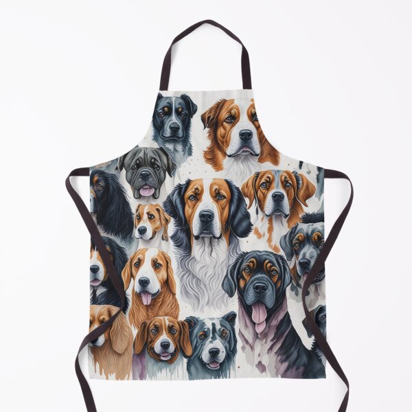 Item preview, dogs watercolor designed and sold by shokA Design.