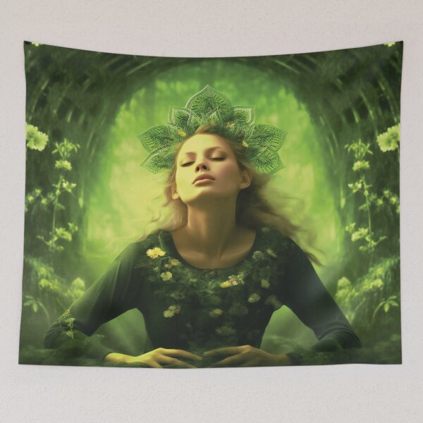 Item preview, Yoga And Meditation In Nature Concept designed and sold by AdrianGrosu.