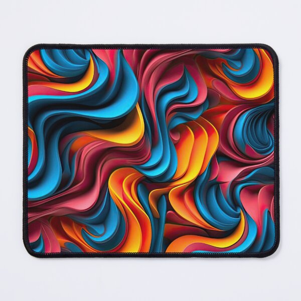 Item preview, Seamless Background filled with Swirling AI generated Art Patterns designed and sold by AussieAck.